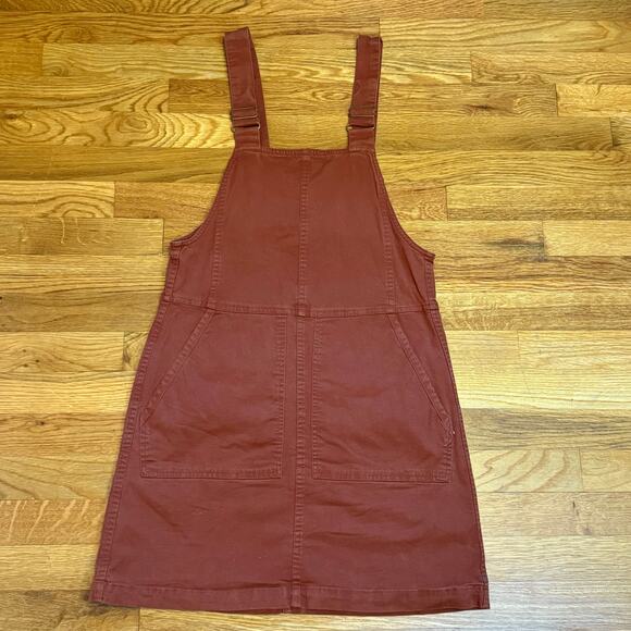 Toad & Co Women’s XS Rust Overalls Skirt Jumper Pockets Fall School
Academia - Picture 3 of 10
